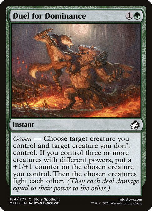 Innistrad: Midnight Hunt - 184 - Duel for Dominance - Common