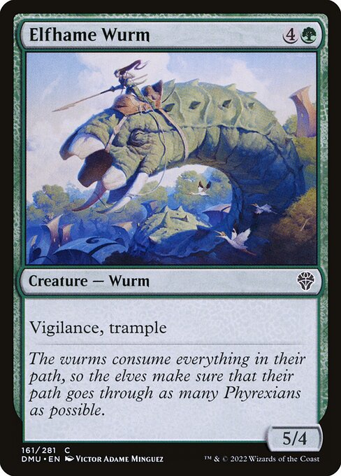 Dominaria United - 161 - Elfhame Wurm - Common