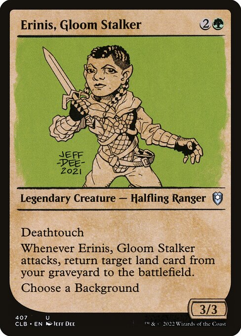 Commander Legends: Battle for Baldur's Gate - 407 - Erinis, Gloom Stalker - Uncommon