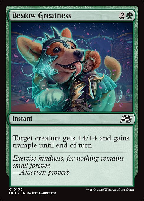 Aetherdrift - 155 - Bestow Greatness - Common