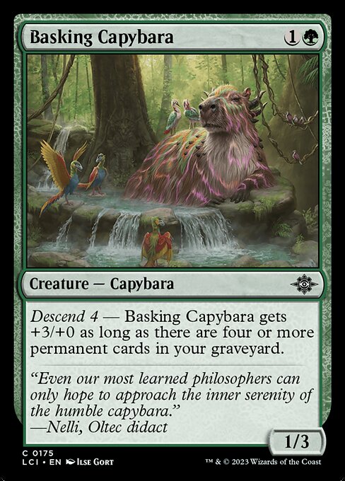 The Lost Caverns of Ixalan - 175 - Basking Capybara - Common