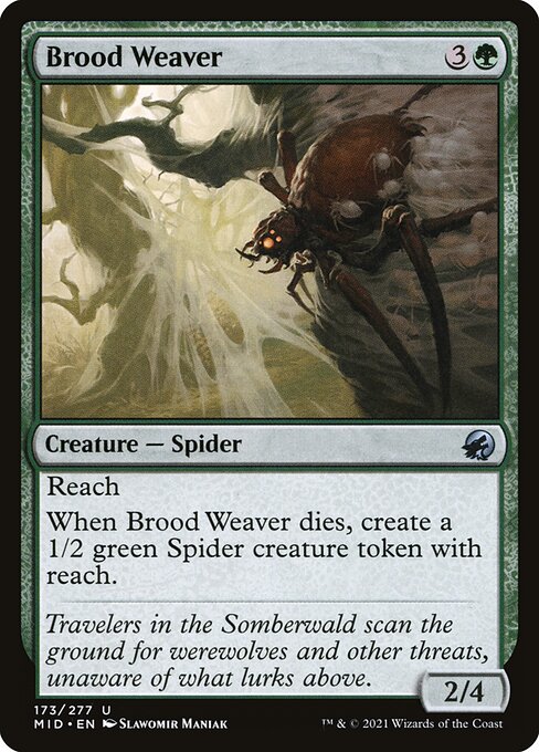 Innistrad: Midnight Hunt - 173 - Brood Weaver - Uncommon