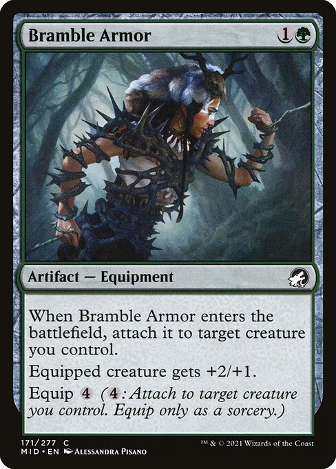 Innistrad: Midnight Hunt - 171 - Bramble Armor - Common
