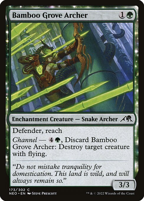 Kamigawa: Neon Dynasty - 173 - Bamboo Grove Archer - Common