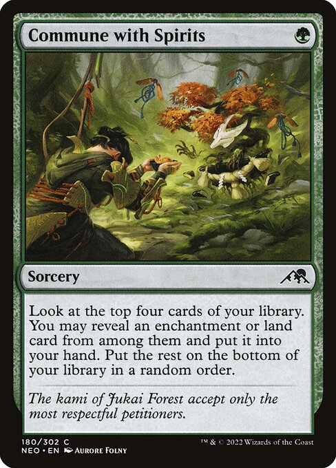Kamigawa: Neon Dynasty - 180 - Commune with Spirits - Common