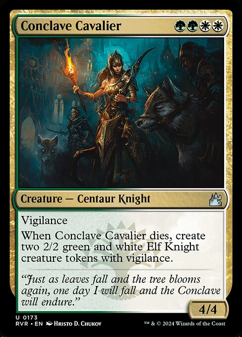 Ravnica Remastered - 173 - Conclave Cavalier - Uncommon