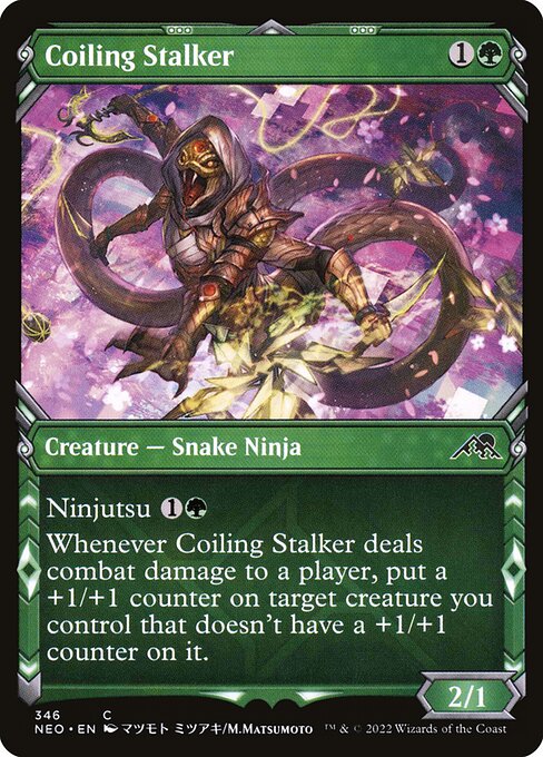 Kamigawa: Neon Dynasty - 346 - Coiling Stalker - Common