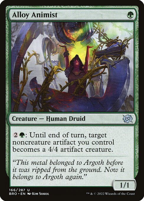 The Brothers' War - 166 - Alloy Animist - Uncommon