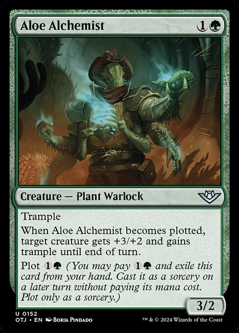 Outlaws of Thunder Junction - 152 - Aloe Alchemist - Uncommon
