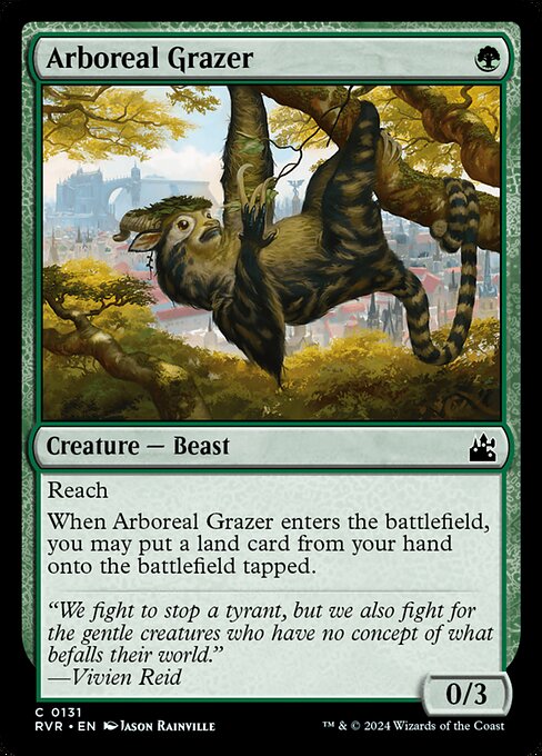 Ravnica Remastered - 131 - Arboreal Grazer - Common