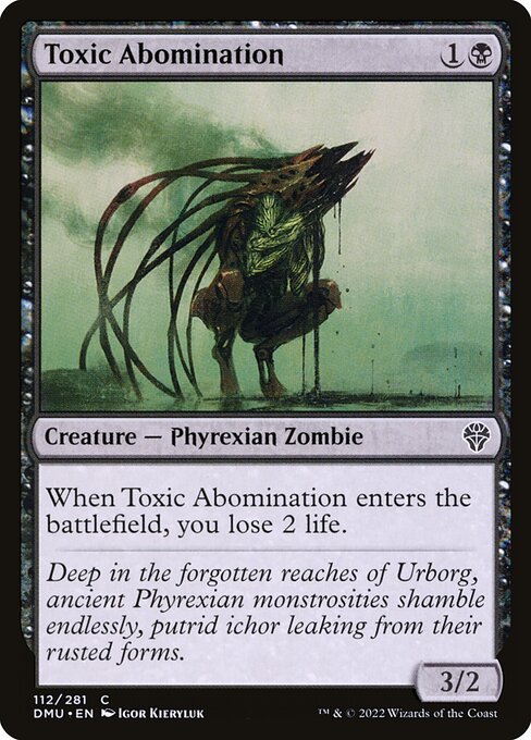 Dominaria United - 112 - Toxic Abomination - Common
