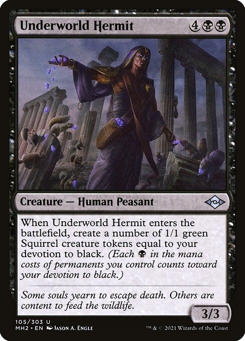 Modern Horizons 2 - 105 - Underworld Hermit - Uncommon
