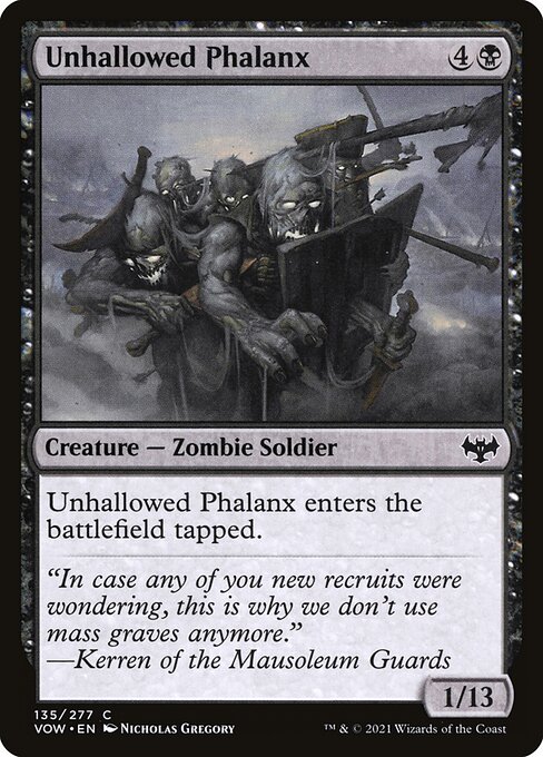 Innistrad: Crimson Vow - 135 - Unhallowed Phalanx - Common