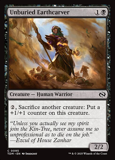 Tarkir: Dragonstorm - 95 - Unburied Earthcarver - Common