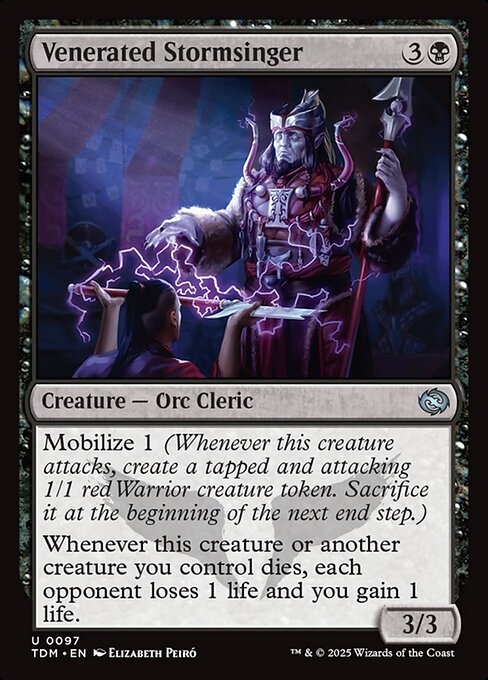 Tarkir: Dragonstorm - 97 - Venerated Stormsinger - Uncommon