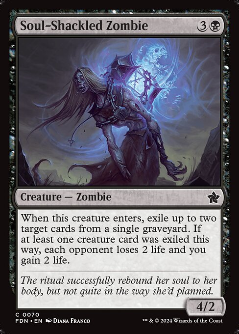 Foundations - 70 - Soul-Shackled Zombie - Common