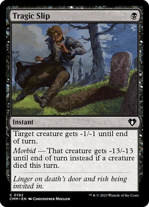 Commander Masters - 192 - Tragic Slip - Common