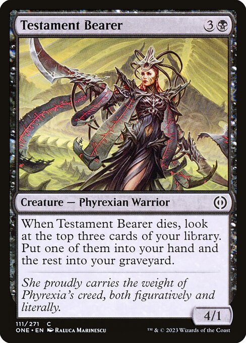 Phyrexia: All Will Be One - 111 - Testament Bearer - Common