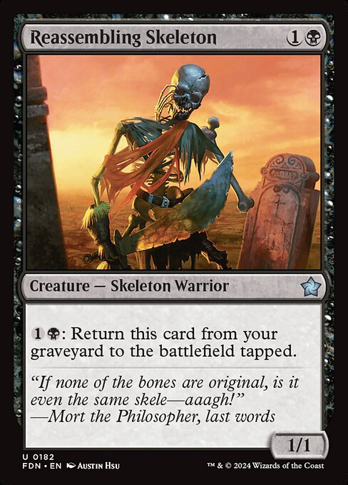 Foundations - 182 - Reassembling Skeleton - Uncommon