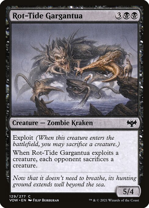 Innistrad: Crimson Vow - 129 - Rot-Tide Gargantua - Common