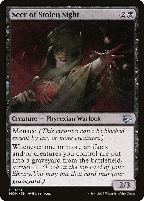 March of the Machine - 330 - Seer of Stolen Sight - Uncommon