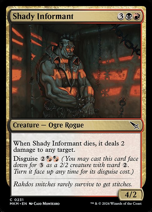 Murders at Karlov Manor - 231 - Shady Informant - Common