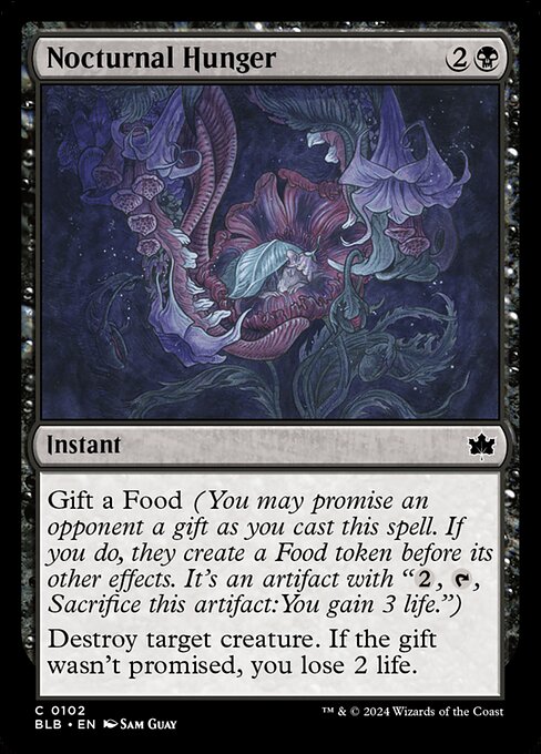 Bloomburrow - 102 - Nocturnal Hunger - Common