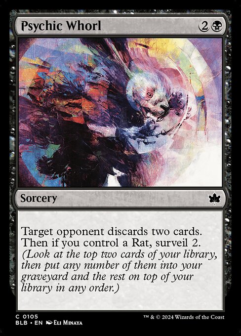 Bloomburrow - 105 - Psychic Whorl - Common