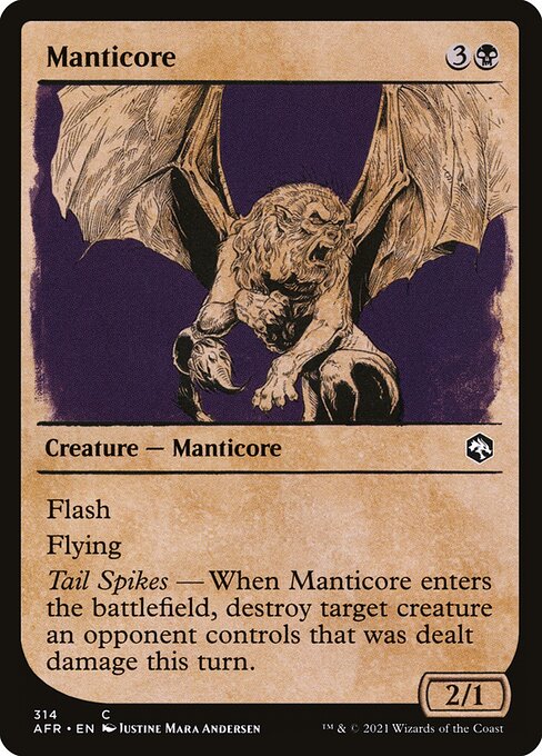 Adventures in the Forgotten Realms - 314 - Manticore - Common