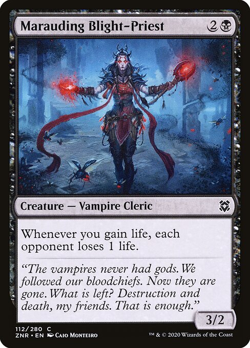 Zendikar Rising - 112 - Marauding Blight-Priest - Common