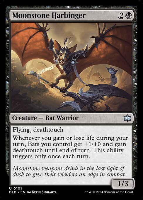 Bloomburrow - 101 - Moonstone Harbinger - Uncommon