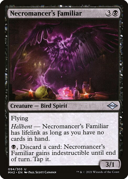 Modern Horizons 2 - 94 - Necromancer's Familiar - Uncommon