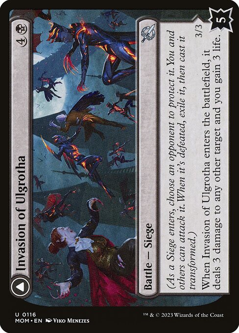 March of the Machine - 116 - Invasion of Ulgrotha // Grandmother Ravi Sengir - Uncommon