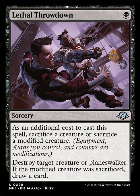 Modern Horizons 3 - 99 - Lethal Throwdown - Uncommon