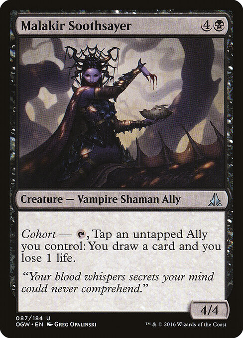 Oath of the Gatewatch - 87 - Malakir Soothsayer - Uncommon