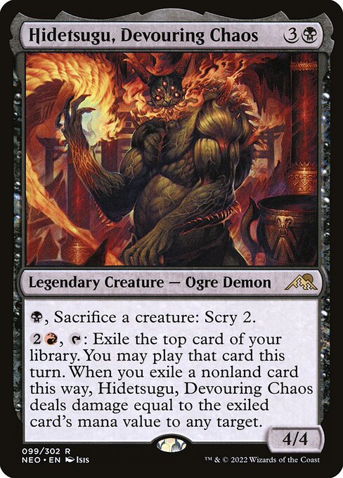 Kamigawa: Neon Dynasty - 99 - Hidetsugu, Devouring Chaos - Rare