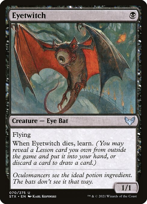 Strixhaven: School of Mages - 70 - Eyetwitch - Uncommon