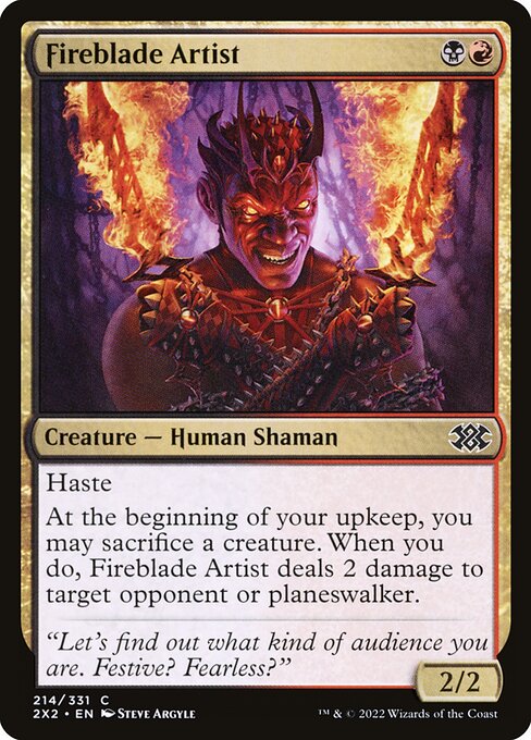 Double Masters 2022 - 214 - Fireblade Artist - Common