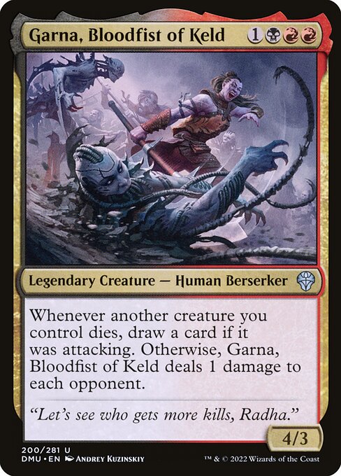 Dominaria United - 200 - Garna, Bloodfist of Keld - Uncommon