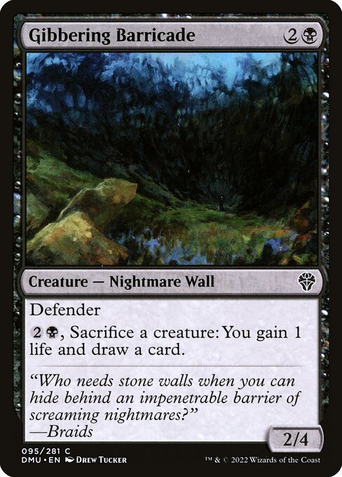 Dominaria United - 95 - Gibbering Barricade - Common