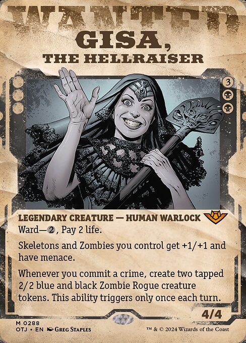 Outlaws of Thunder Junction - 288 - Gisa, the Hellraiser - Mythic