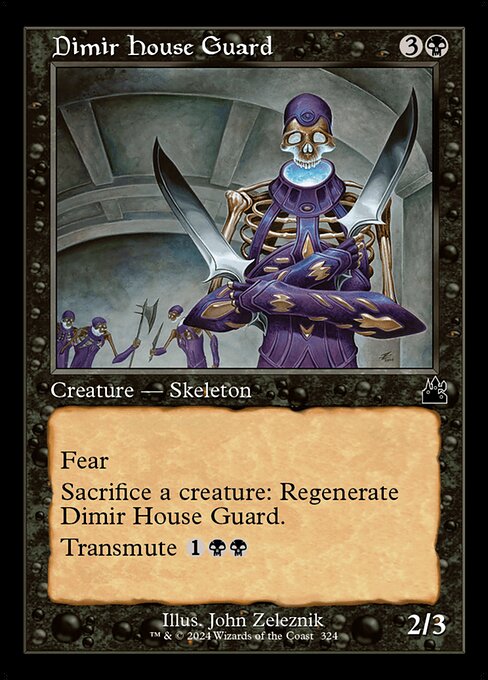 Ravnica Remastered - 324 - Dimir House Guard - Common