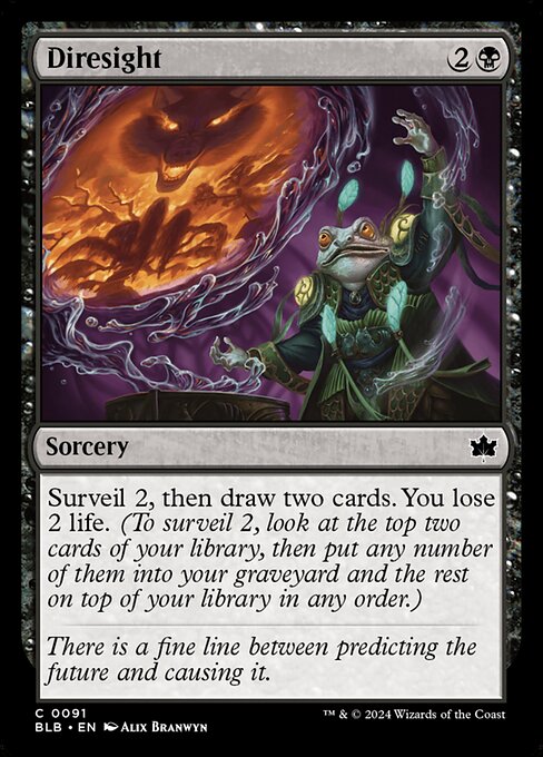 Bloomburrow - 91 - Diresight - Common
