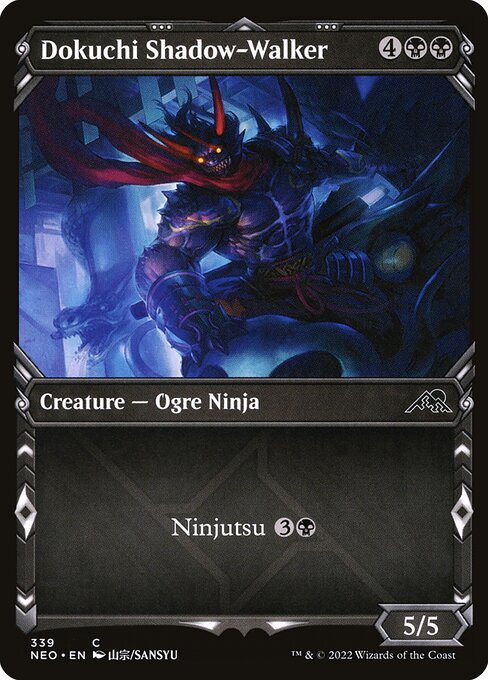 Kamigawa: Neon Dynasty - 339 - Dokuchi Shadow-Walker - Common