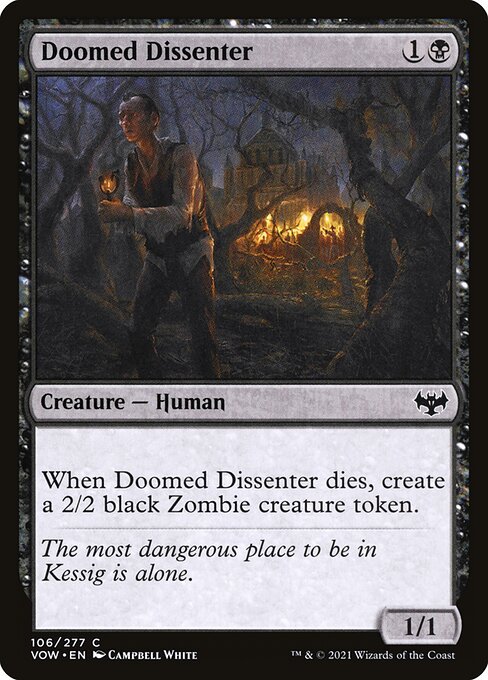 Innistrad: Crimson Vow - 106 - Doomed Dissenter - Common