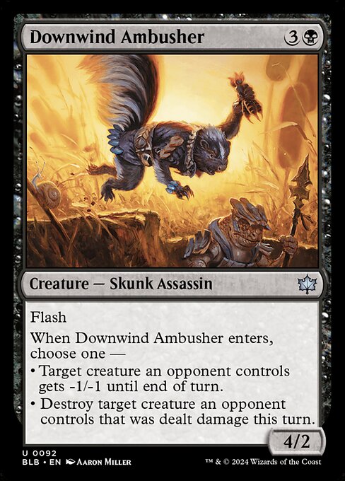 Bloomburrow - 92 - Downwind Ambusher - Uncommon