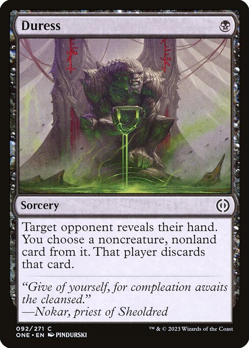 Phyrexia: All Will Be One - 92 - Duress - Common
