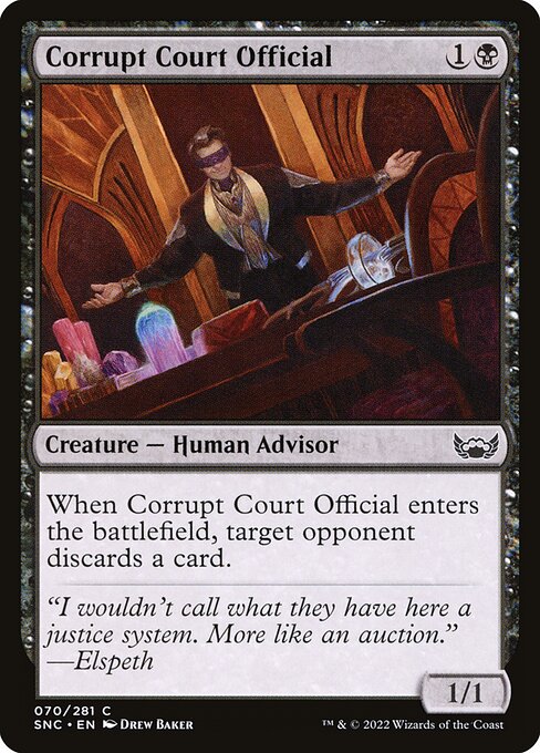 Streets of New Capenna - 70 - Corrupt Court Official - Common