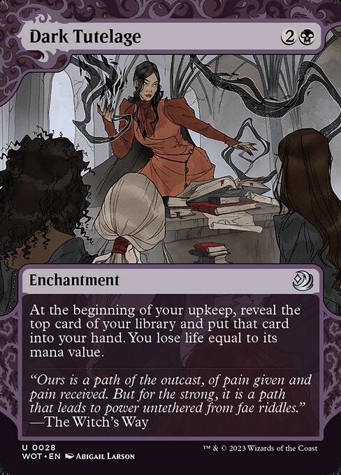 Wilds of Eldraine: Enchanting Tales - 28 - Dark Tutelage - Uncommon