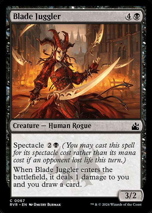 Ravnica Remastered - 67 - Blade Juggler - Common